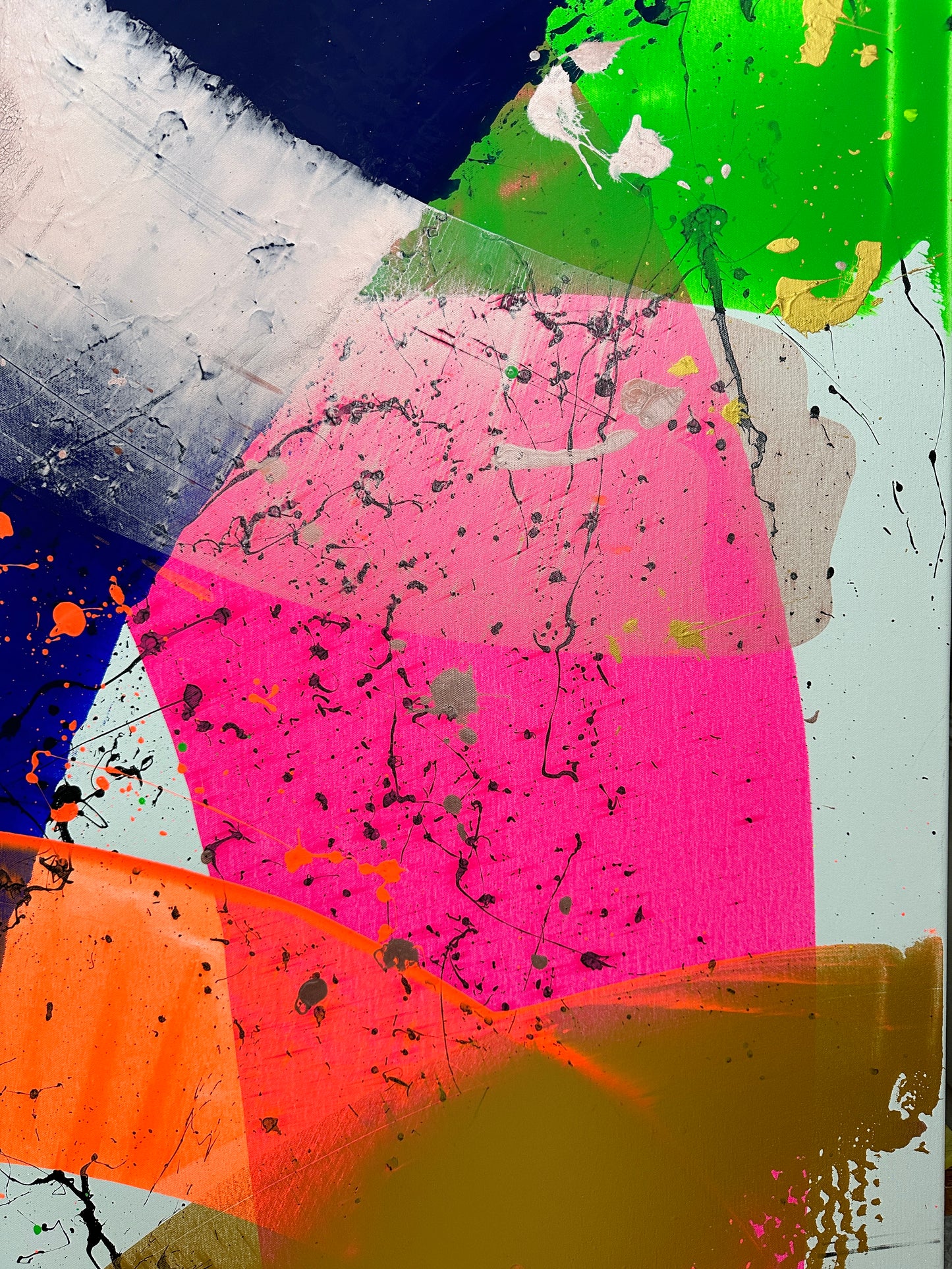 "Neon Katana no.3" 100x150cm