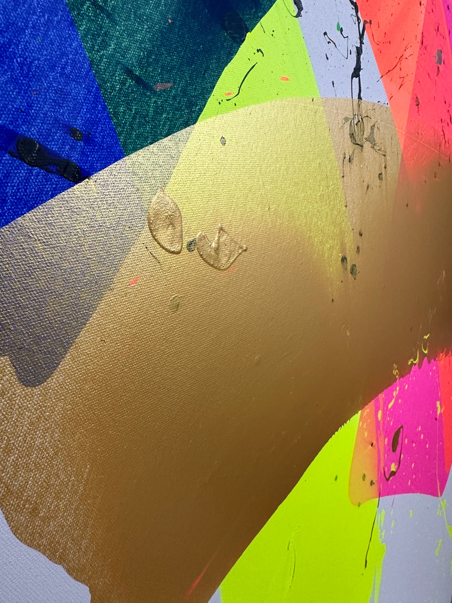 "Neon Katana no.3" 100x150cm