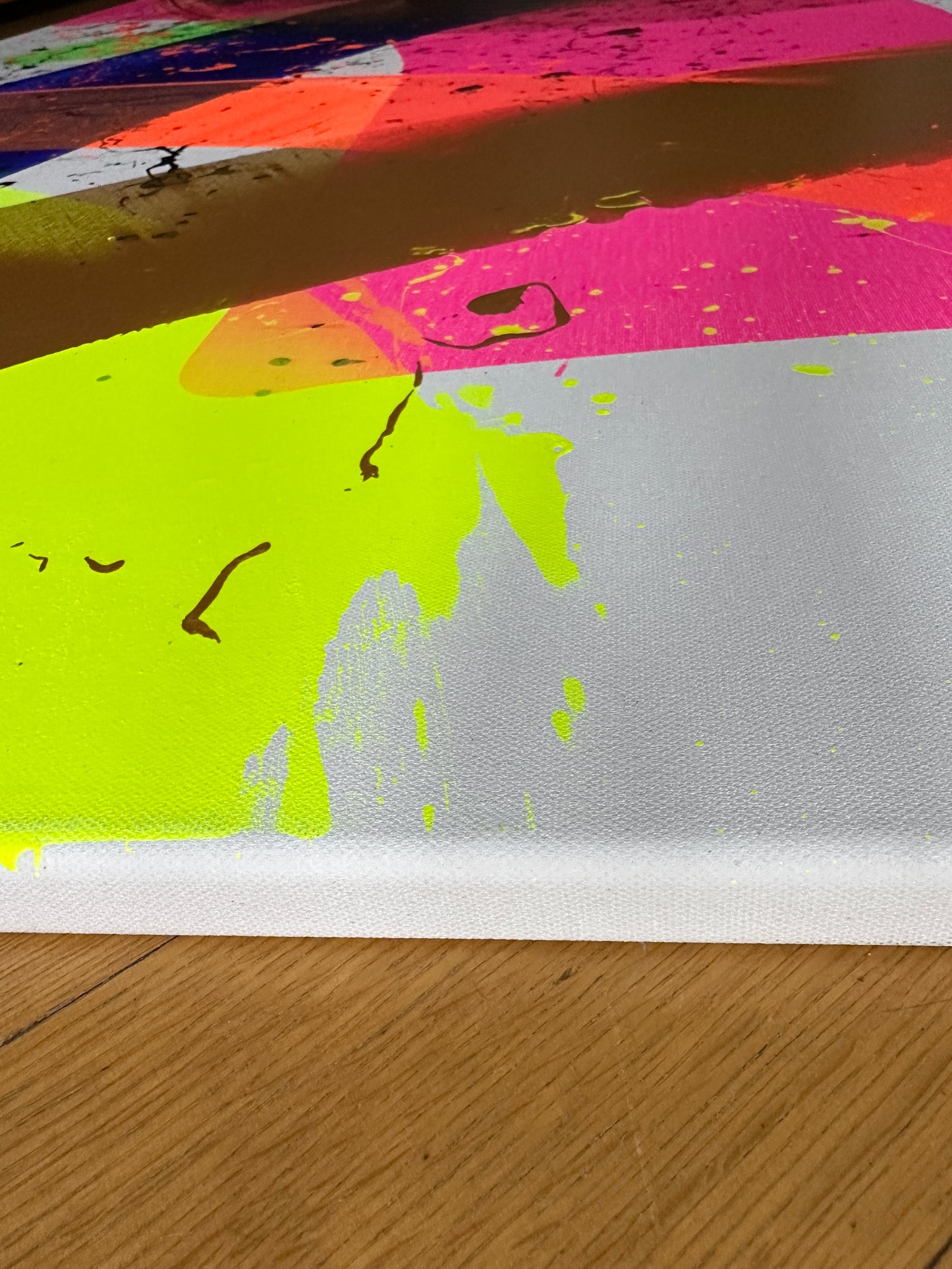 "Neon Katana no.3" 100x150cm