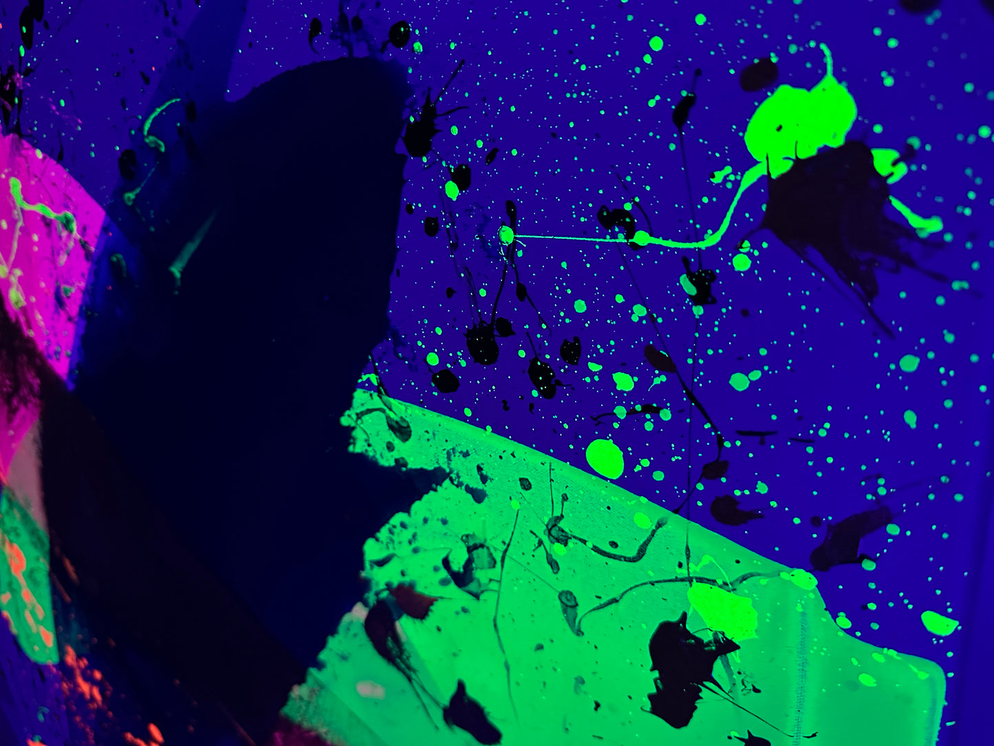 "Neon Katana no.3" 100x150cm