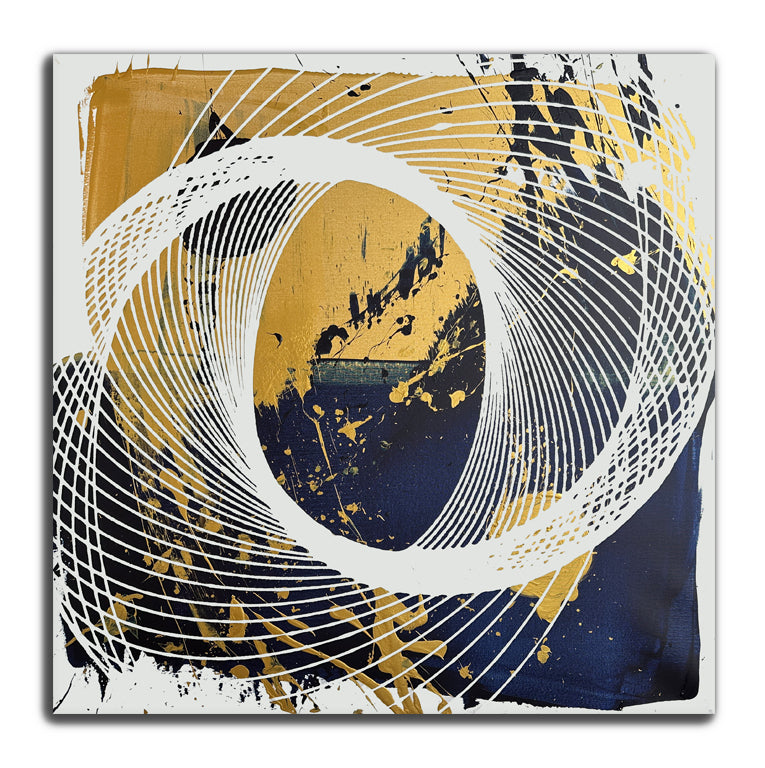 "Spiral Yin Yang" 120x120cm