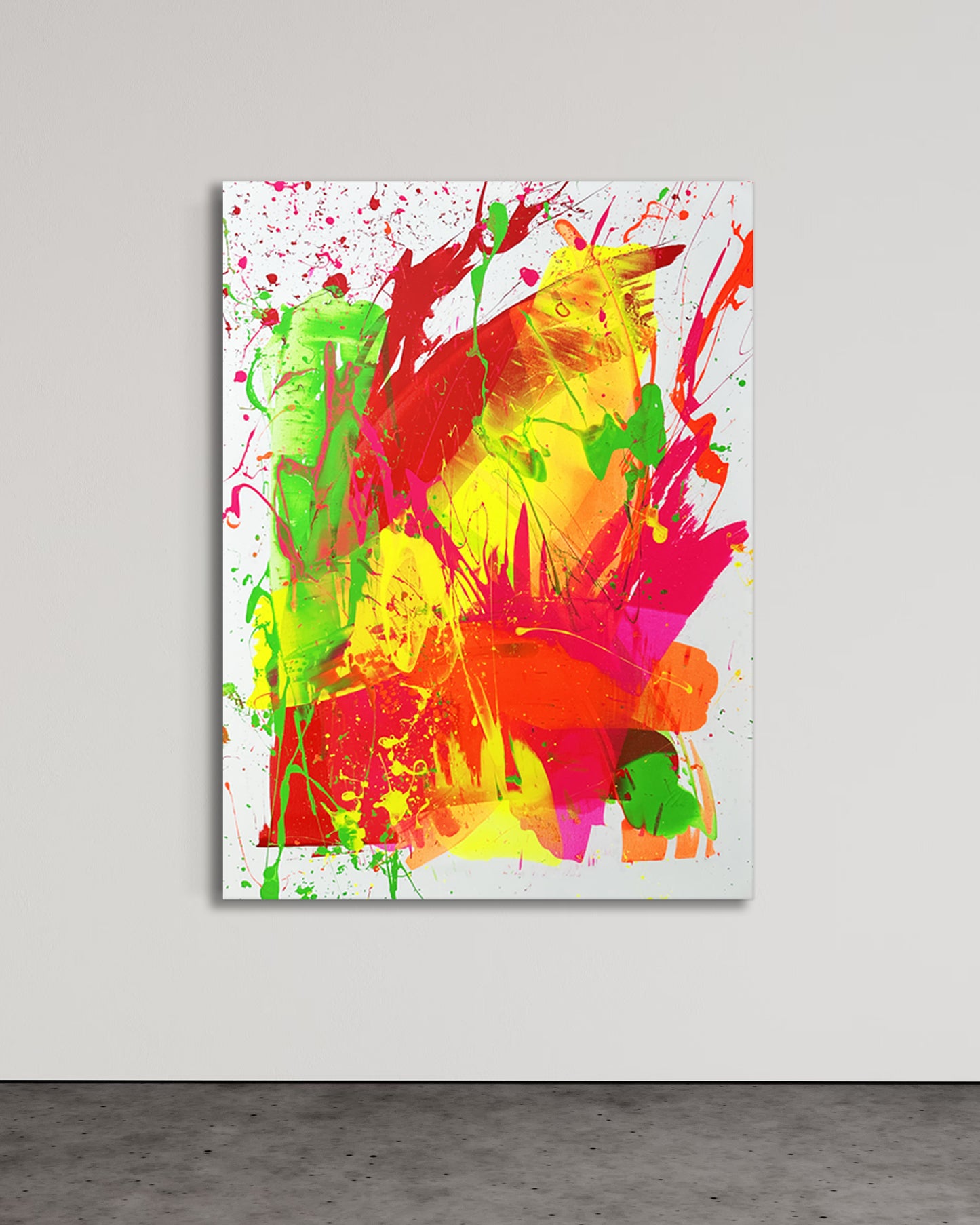 "Neon Katana no.2" 100x140cm