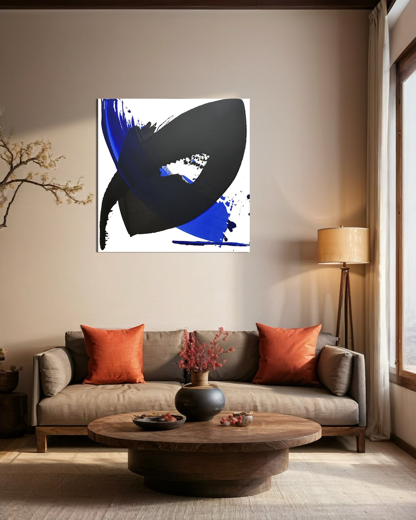 "Katana no.91" 100x100cm