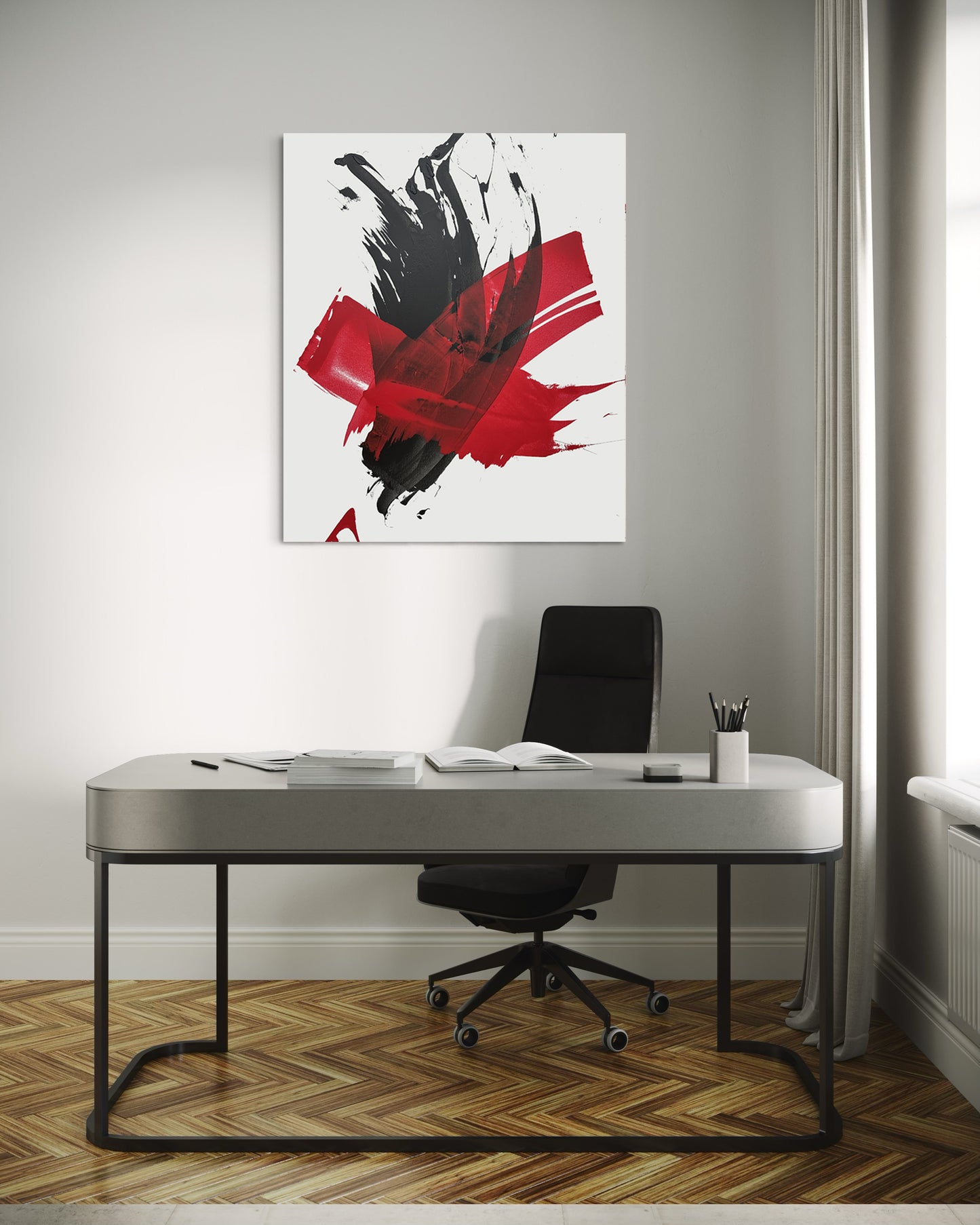 "Katana no.86" 100x120cm