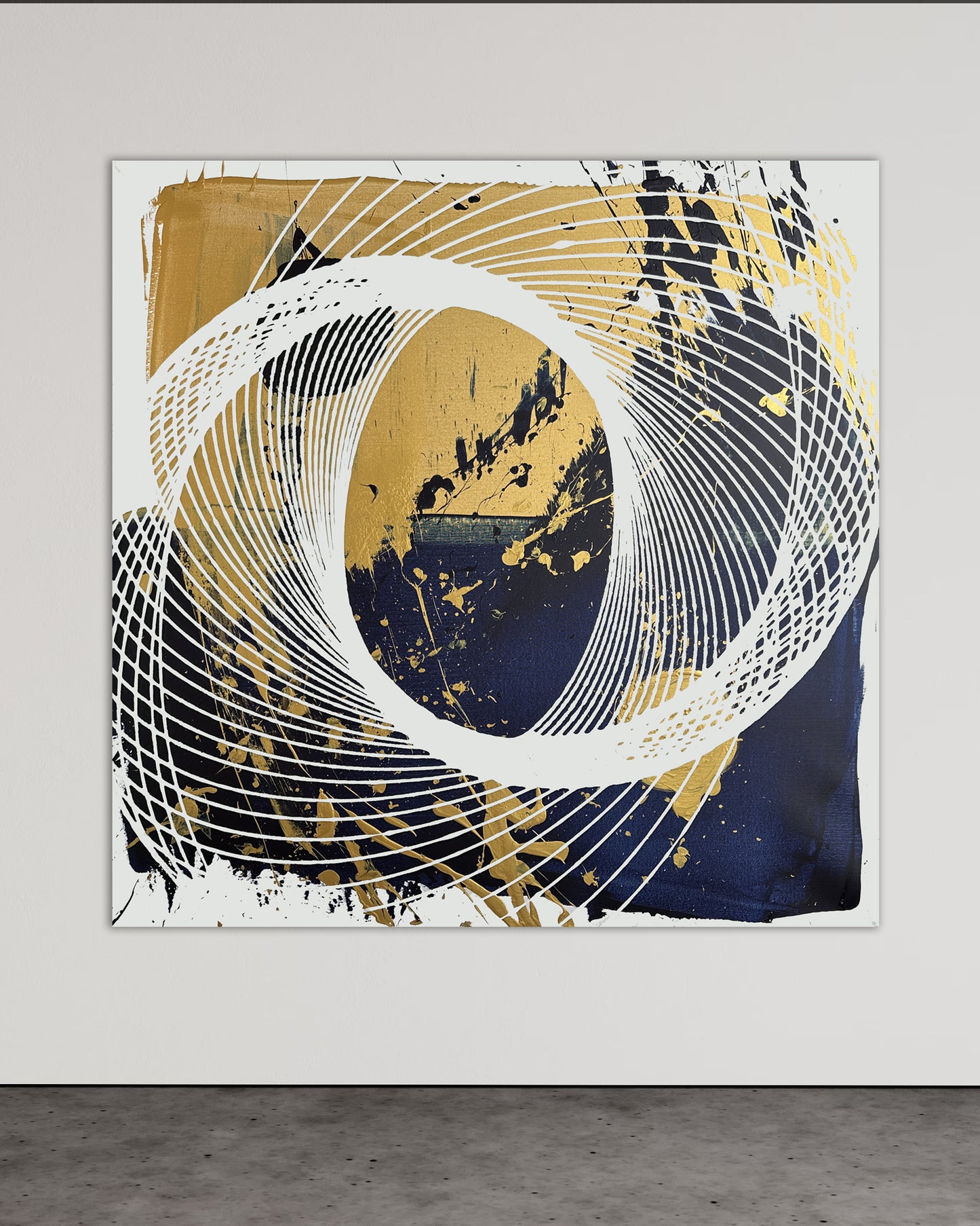 "Spiral Yin Yang" 120x120cm