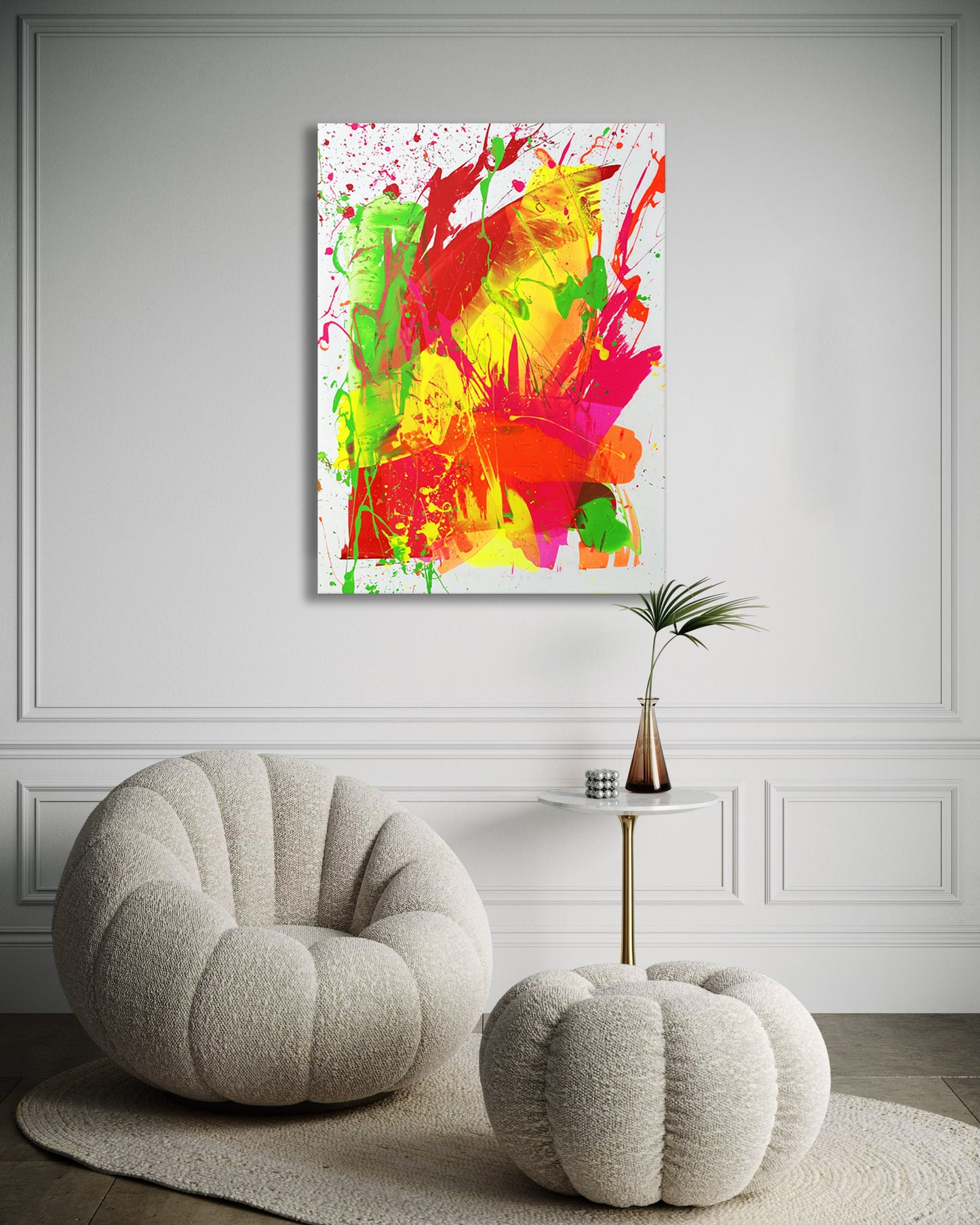 "Neon Katana no.2" 100x140cm