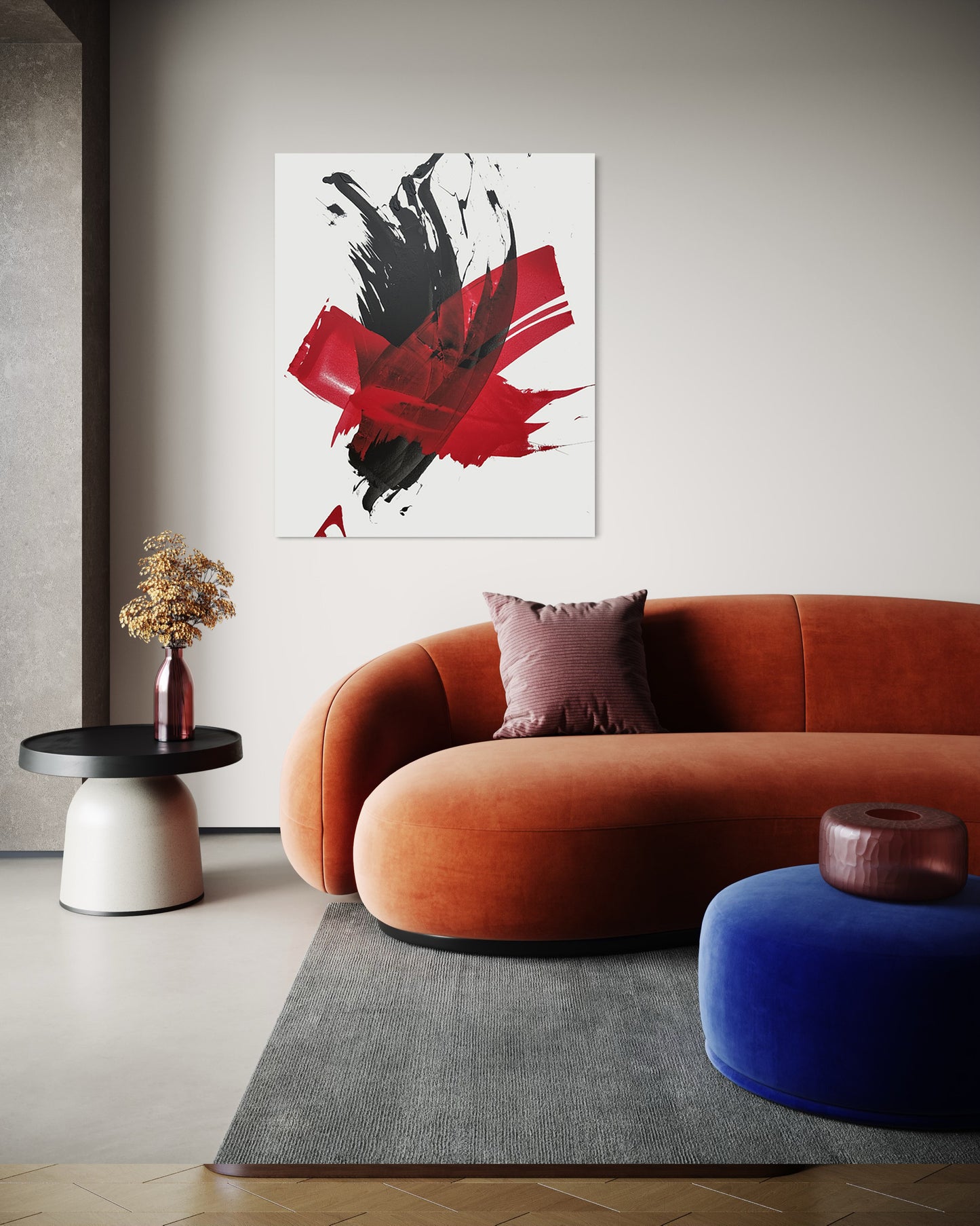 "Katana no.86" 100x120cm