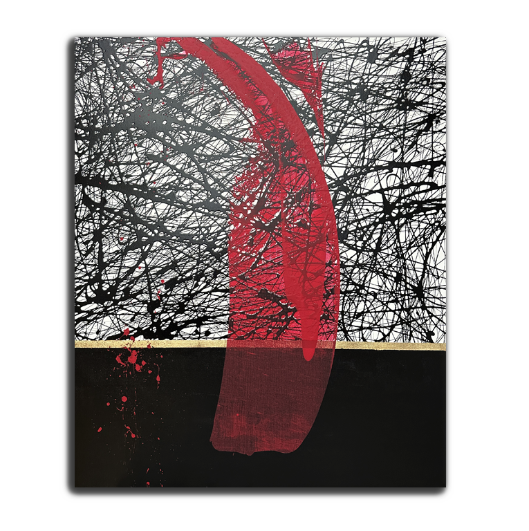 "Jackson X Katana no.2" 120x100cm