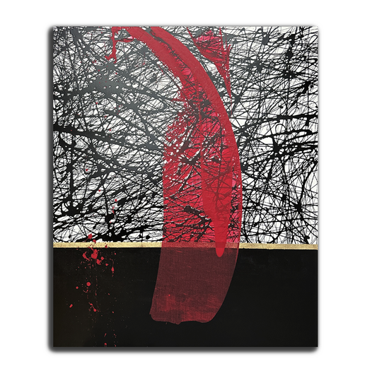 "Jackson X Katana no.2" 120x100cm