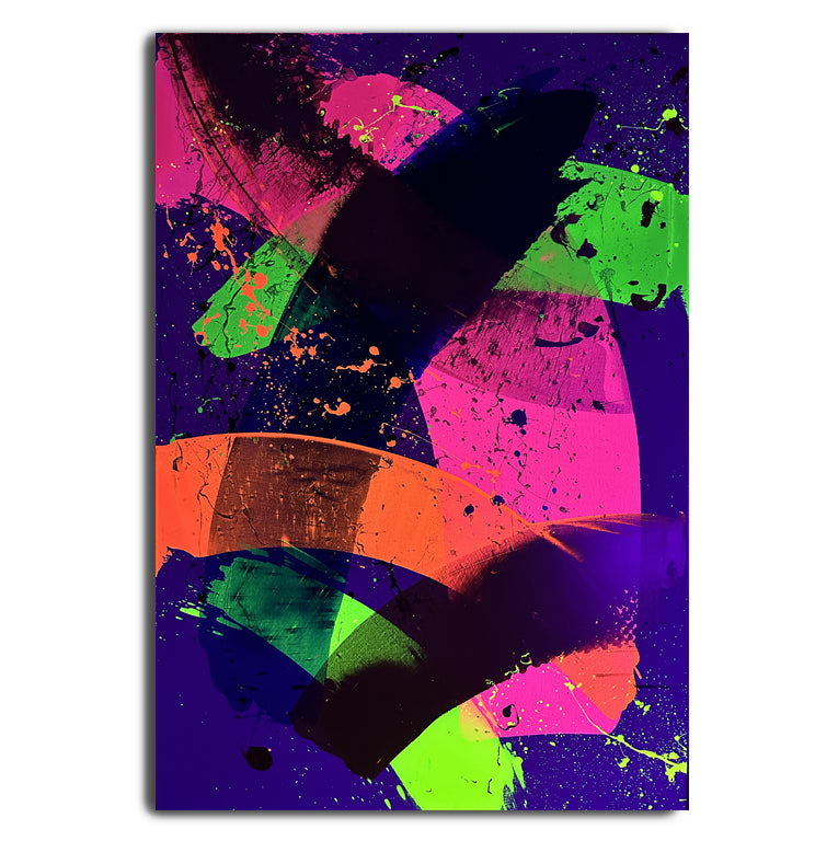 "Neon Katana no.3" 100x150cm