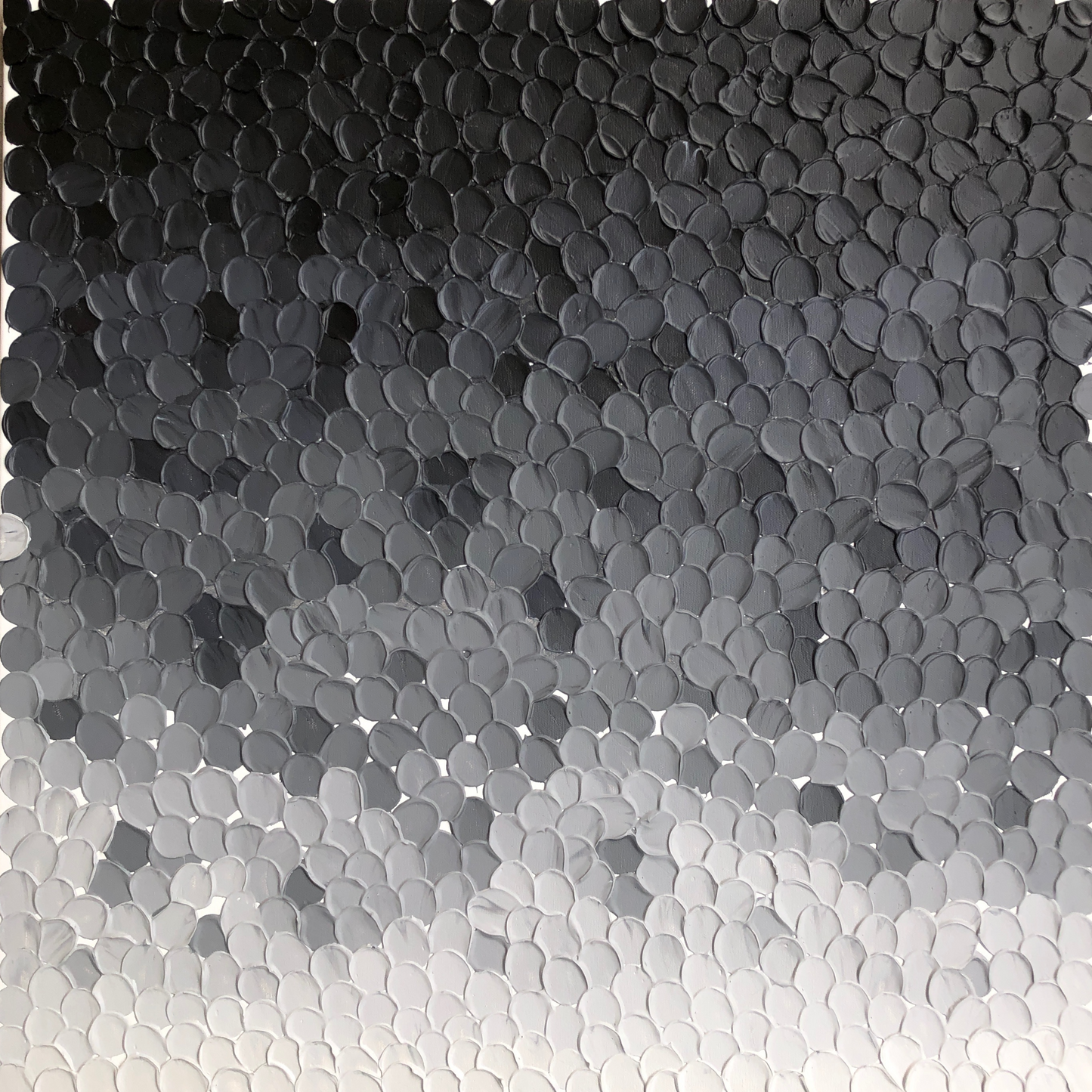 "10 Shades of Grey" 60x60cm