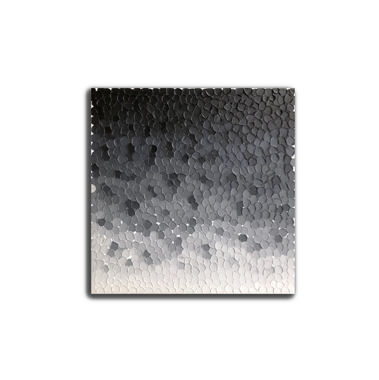 "10 Shades of Grey" 60x60cm