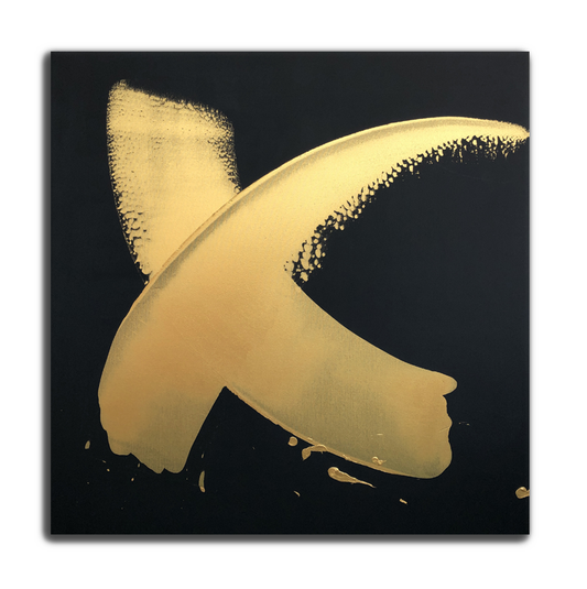 "Katana Gold" 120x120cm