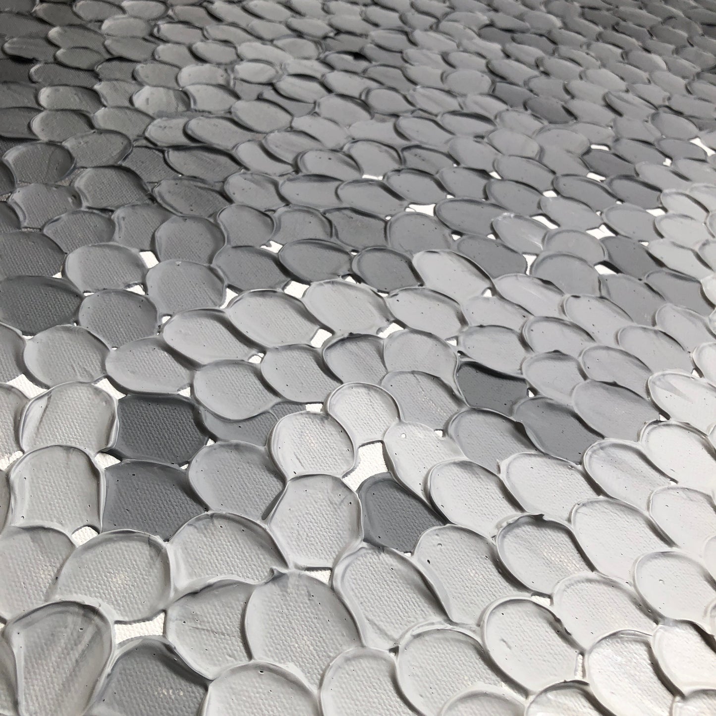 "10 Shades of Grey" 60x60cm