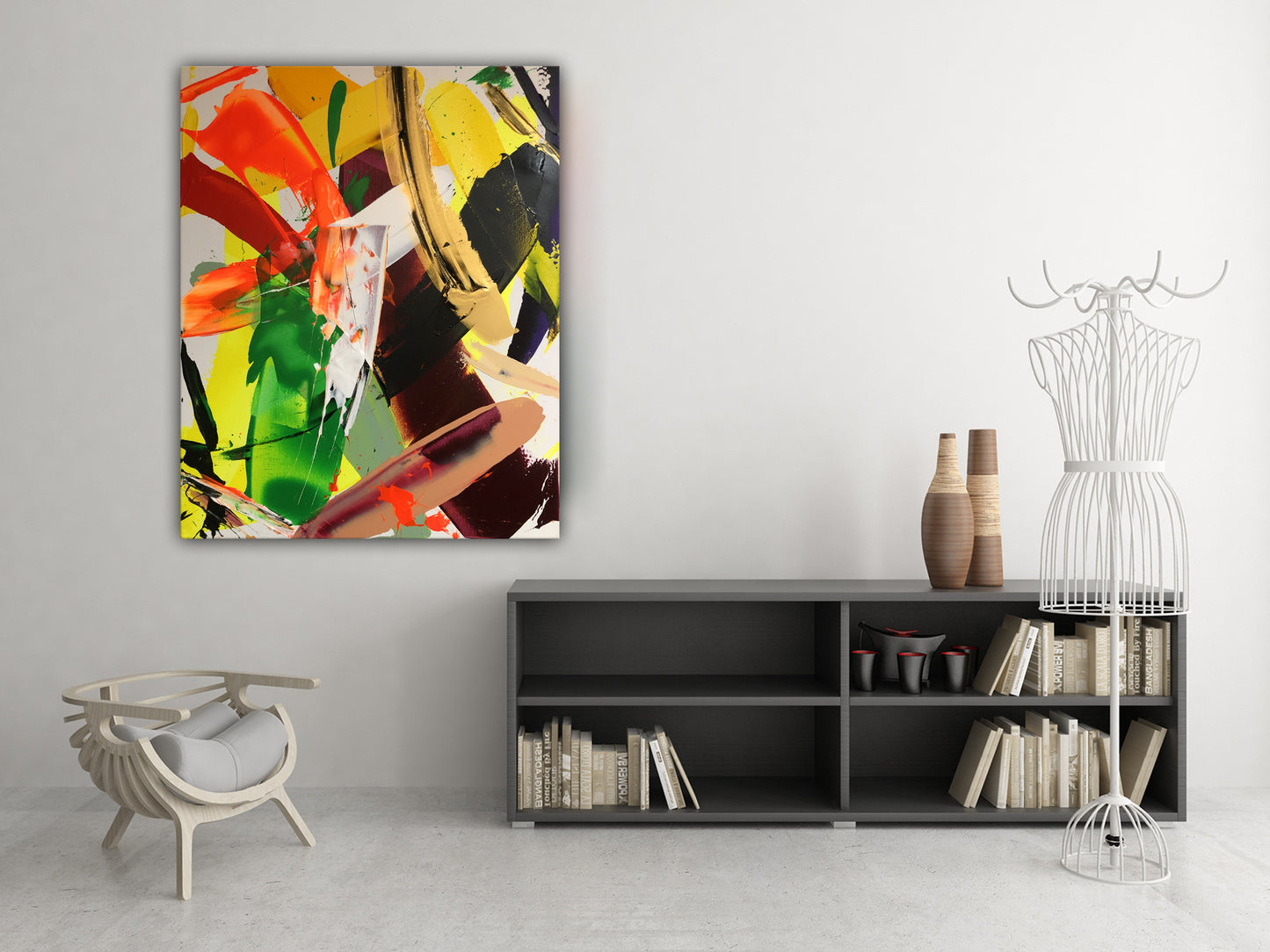 "Katana no.14" 80x100cm