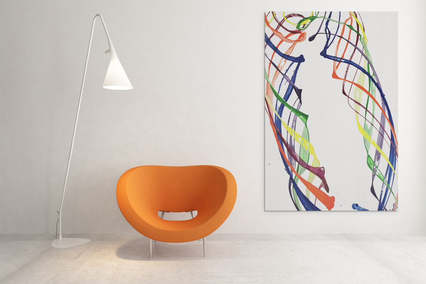 "Candy DNA" 110x150cm